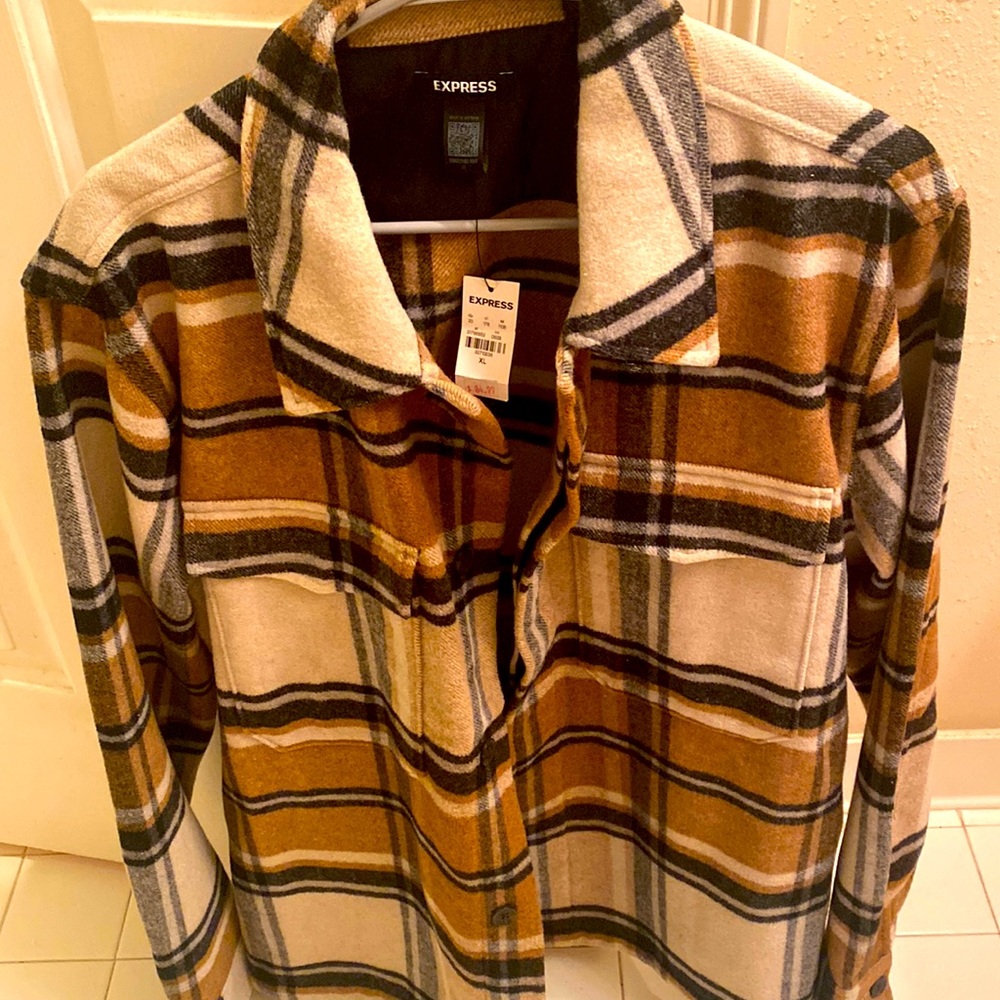 Men’s Express XL Shirt Jacket-Like New